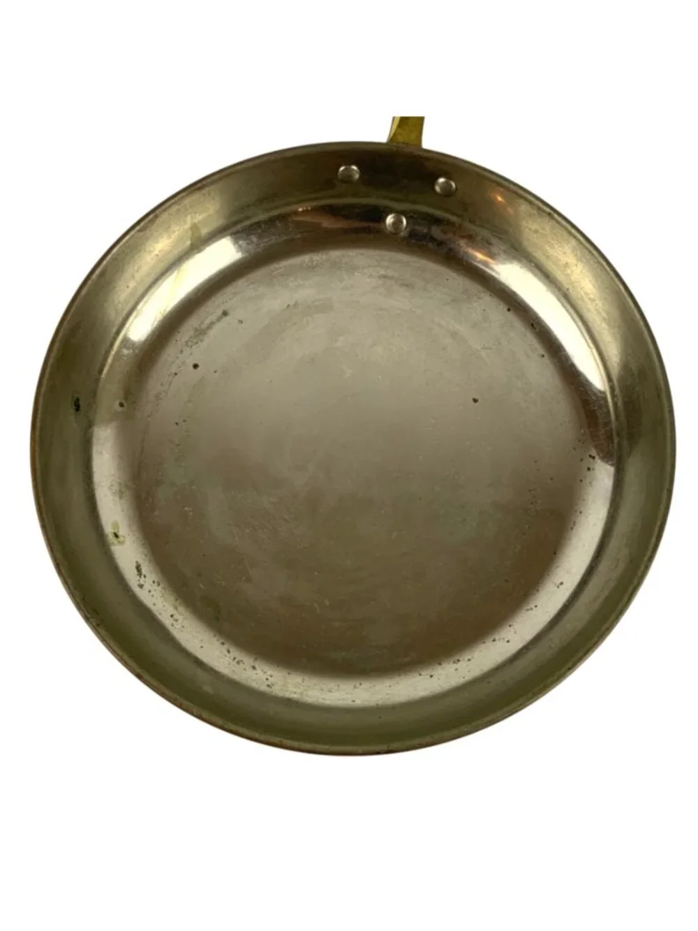 Vintage ODI Copper Skillet 8 in Stainless Lining Riveted Handle Made in Portugal